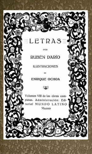 Letras / Obras Completas Vol. VIII Letras / Obras Completas Vol. VIII